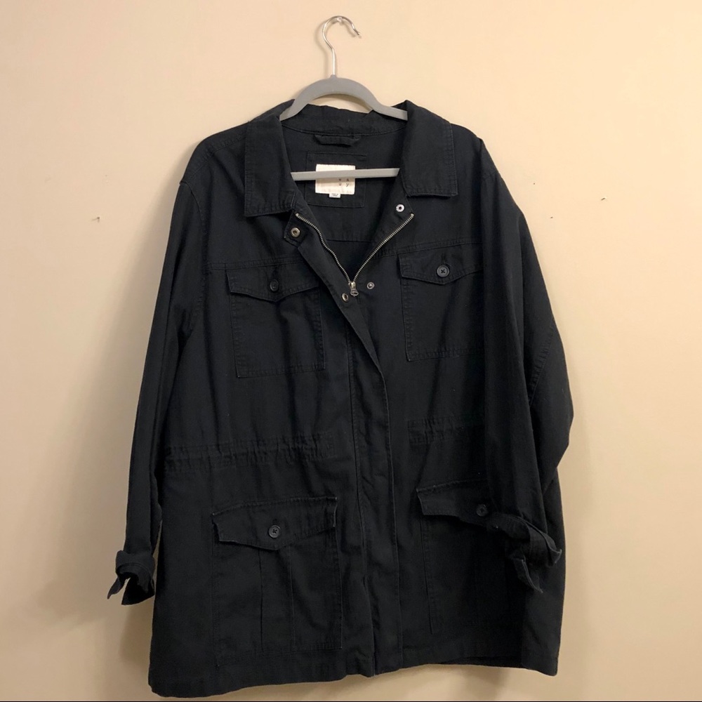 A NEW DAY // Black Military Jacket